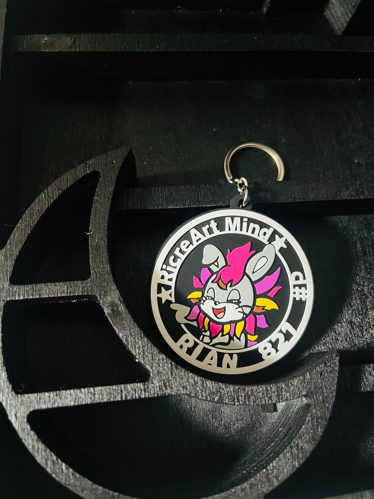 ポジティブ キャラクター デザイン RIAN キーホルダー